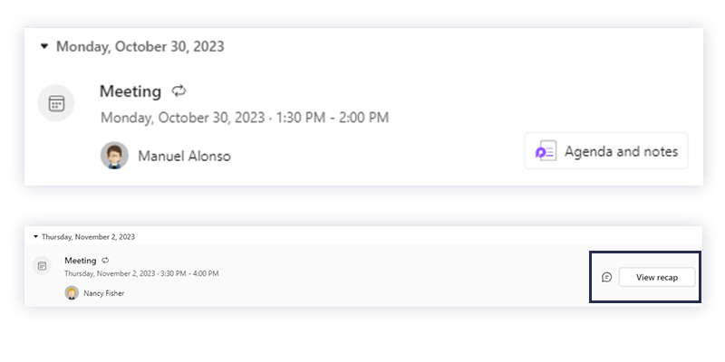 The new Microsoft Teams: Find meeting notes and recordings easily 