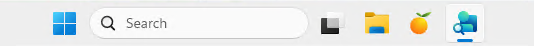 Open the companion app via the taskbar Open the companion app via the taskbar