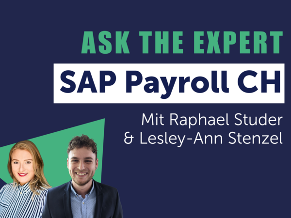 Header Image SAP Payroll CH Raphael Studer Interview Ask the Expert