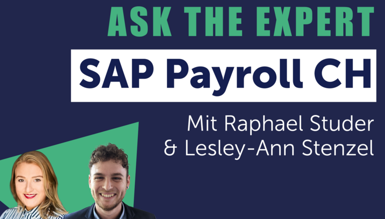 Header Image SAP Payroll CH Raphael Studer Interview Ask the Expert