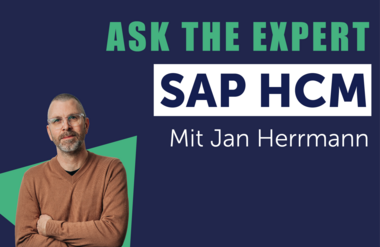 Header Image SAP HCM Interview Jan Herrmann Ask the Expert