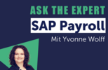 Header Image Ask the Expert Yvonne Wolff SAP Payroll